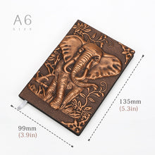 Load image into Gallery viewer, A6 embossed cover Retro Notebook