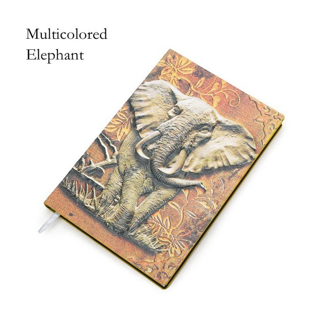 A6 embossed cover Retro Notebook