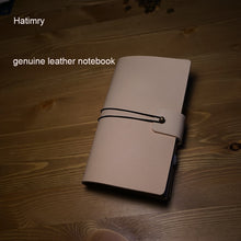 Load image into Gallery viewer, Genuine leather travelers journal notebook