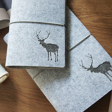 Load image into Gallery viewer, Vintage Eiffel Tower / Stag Traveler Journals NoteBook Diary