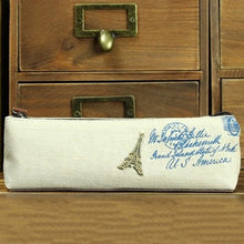 Load image into Gallery viewer, Vintage Bicycle, Eiffel Tower, Camera, Vespa, Pencil Pen case